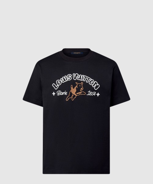 [LOUIS VUITTON-루이비통]엠브로이더드 코튼 티셔츠 1AFQ67
