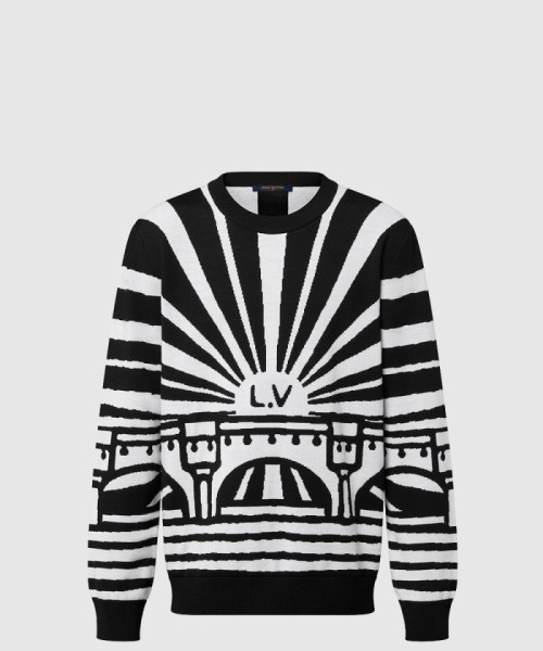 [LOUIS VUITTON-루이비통]패턴 자카르 풀오버 1AFIXK