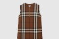 [BURBERRY-버버리]민소매 체크 울 코튼 자카드 드레스 원피스 80586611