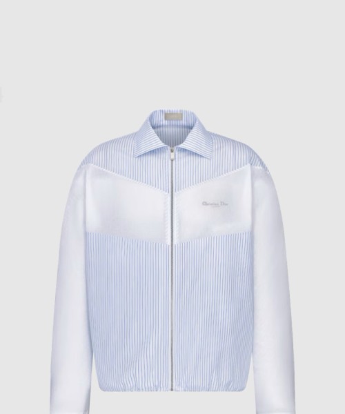 [DIOR-디올]소재 지퍼 셔츠 413C5