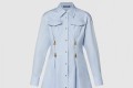 [LOUIS VUITTON-루이비통]지퍼 웨이스트 셔츠 드레스 1AFDF7