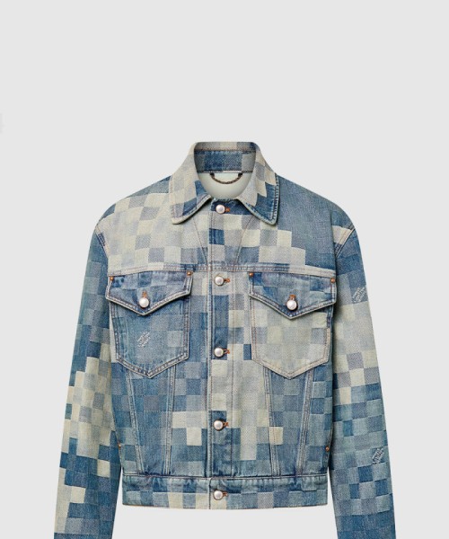 [LOUIS VUITTON-루이비통]다미에 클래식 데님 재킷 1AFHUU