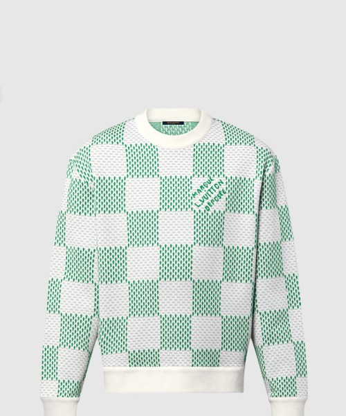 [LOUIS VUITTON-루이비통]다미에 코튼 스웨트셔츠 1AFJHF