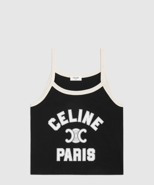 [CELINE-셀린느]탱크 탑 코튼 저지 2X89D5