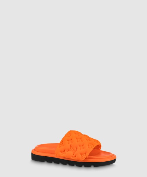 [LOUIS VUITTON-루이비통]풀 필로우 플랫 컴포트 뮬 1AB1NE