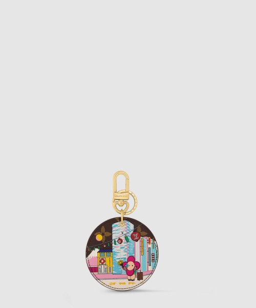 [LOUIS VUITTON-루이비통]일러스트 Xmas 도쿄 키 홀더 M00881