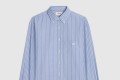 [CELINE-셀린느]케임브리지 셔츠 스트라이프 샴브레이 코튼 2C16B4