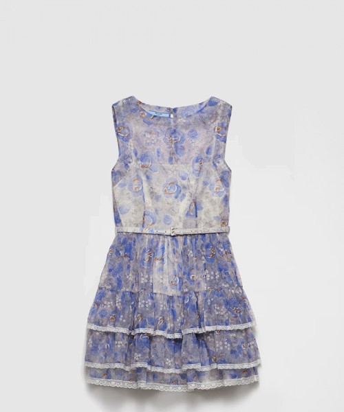 [CELINE-셀린느]나일론레트 미니 드레스 사파이어 P3M89K