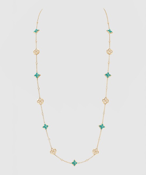 [LOUIS VUITTON-루이비통]컬러 블라썸 BB 멀티 패턴 롱 목걸이 Q94887