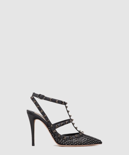 [VALENTINO-발렌티노]락스터드 메시 펌프스