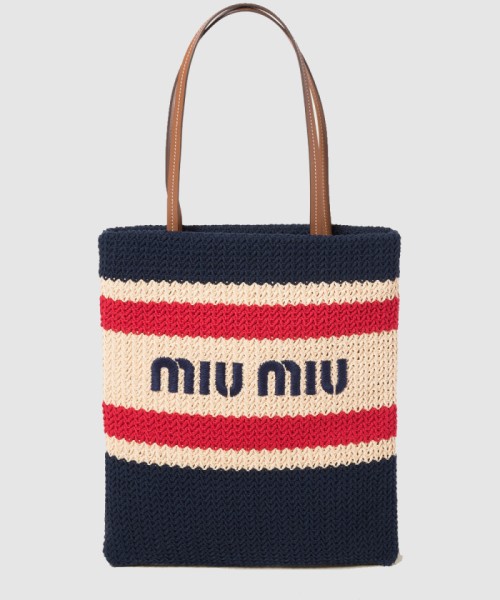 [MIUMIU-미우미우]크로셰 토트백  5BG248