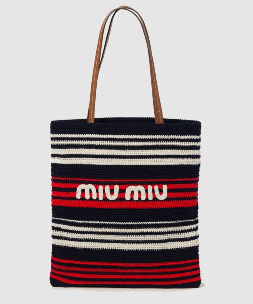 [MIUMIU-미우미우]크로셰 토트백  5BG248