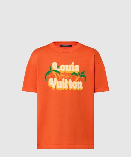 [LOUIS VUITTON-루이비통]쇼트 슬리브드 코튼 크루넥 1AFQQZ