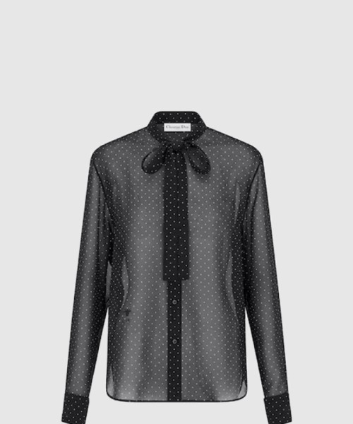 [DIOR-디올]애스콧 블라우스 441B5