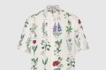 [DIOR-디올]식물표본 일러스트 반소매 셔츠 493C5