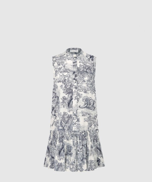 [DIOR-디올]스트레이트 러플 드레스 441D5