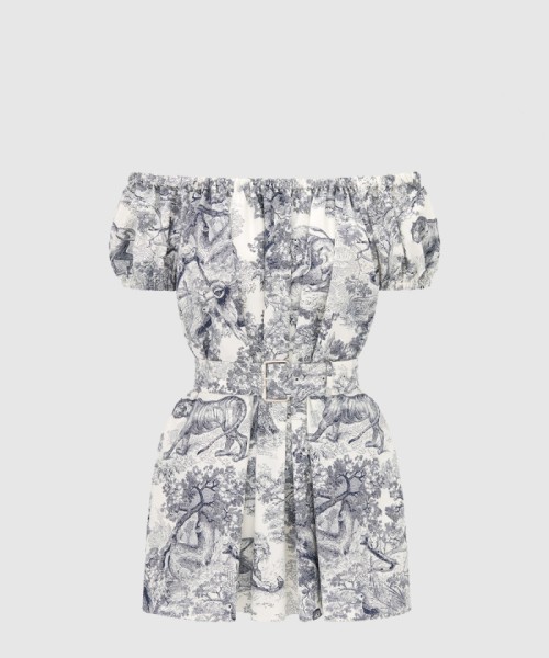 [DIOR-디올]플레어 쇼트 드레스 441D5