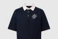 [LOUIS VUITTON-루이비통]엠브로이더드 쇼트 슬리브드 코튼 블렌드 폴로 셔츠 1AFQQJ