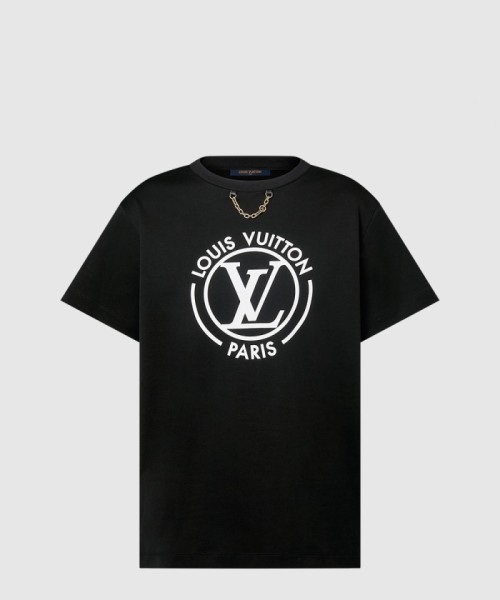 [LOUIS VUITTON-루이비통]플록드 티셔츠 1AFTUC