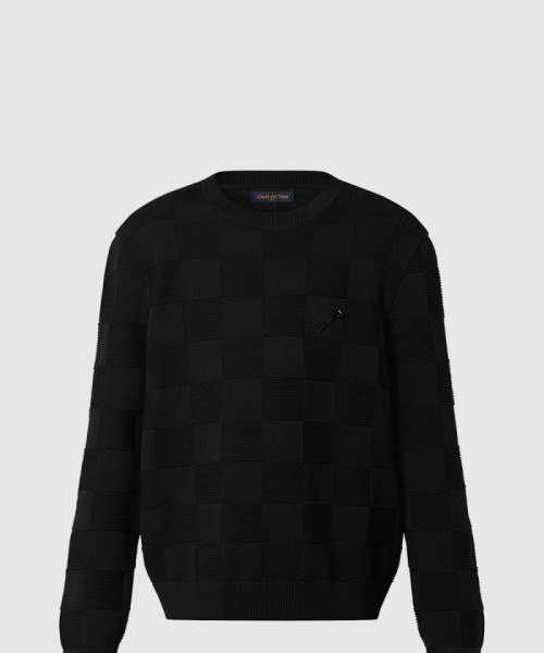 [LOUIS VUITTON-루이비통]다미에 스티치 크루넥 1AA4MC