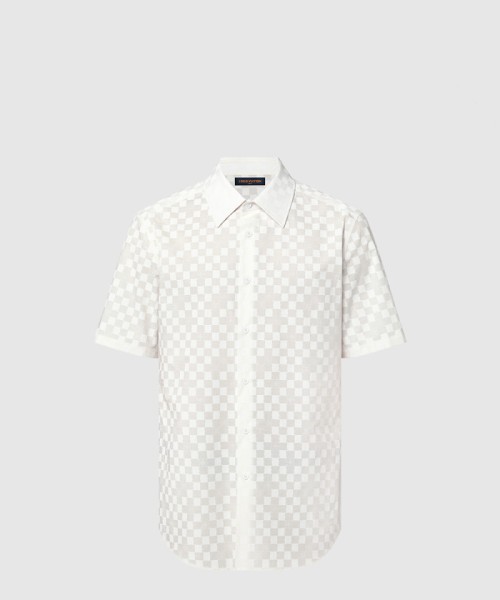 [LOUIS VUITTON-루이비통]쇼트 슬리브드 코튼 셔츠 1AFJW4