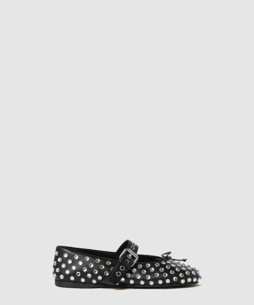 [MIUMIU-미우미우]가죽 발레리나 5F212E