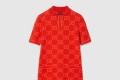 [GUCCI-구찌]GG 코튼 폴로 드레스 오렌지 라이트 743316
