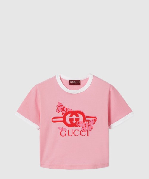 [GUCCI-구찌]코튼 저지 티셔츠 789296