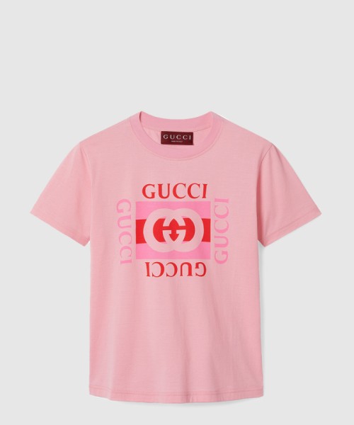 [GUCCI-구찌]코튼 저지 프린트 티셔츠 787299