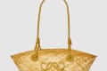 [LOEWE-로에베]이라카 팜 및 카프스킨 소재의 스몰 애너그램 바스켓백
