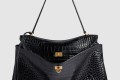 [BALENCIAGA-발렌시아가] 로데오 라지 크로커다일 엠보싱 핸드백 789744
