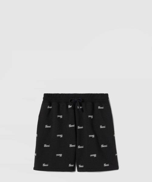 [GUCCI-구찌]자수 장식 코튼 저지 쇼츠 788089