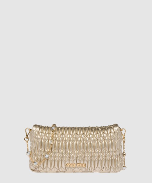 [MIUMIU-미우미우]크리스탈 클로케 숄더백 5BD417