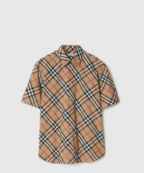 [BURBERRY-버버리]체크 코튼 셔츠 80876371