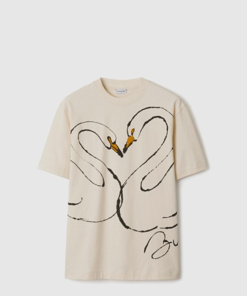 [BURBERRY-버버리]스완 코튼 티셔츠 80964301
