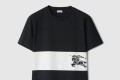 [BURBERRY-버버리]스트라이프 코튼 티셔츠 80959361