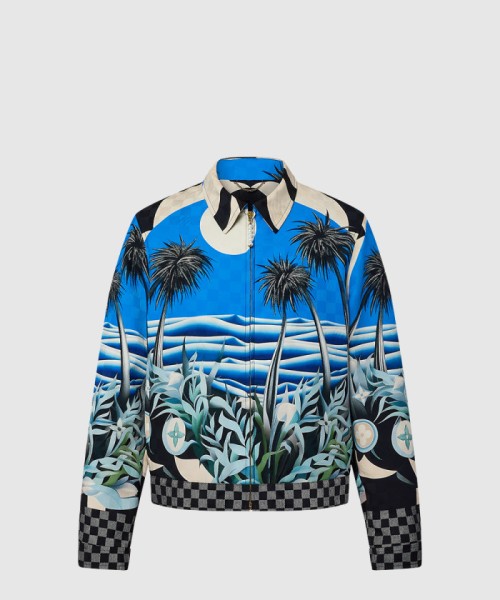 [LOUIS VUITTON-루이비통]프린티드 비스코스 블루종 1AFQCD