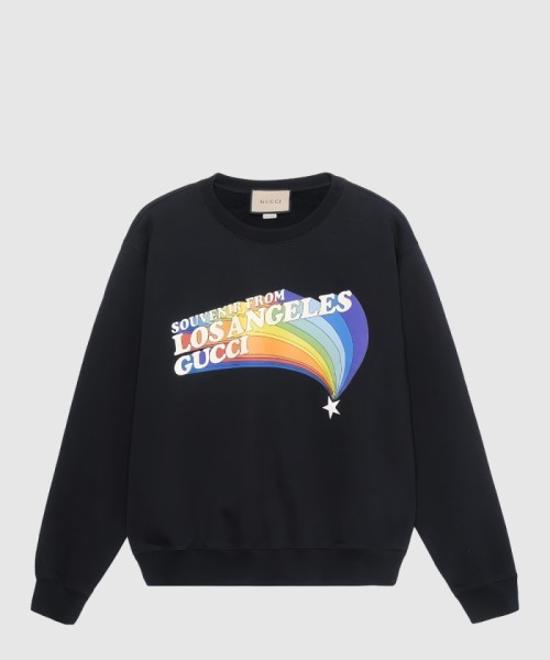 [GUCCI-구찌]스타 프린트 코튼 저지 스웨트셔츠 626990