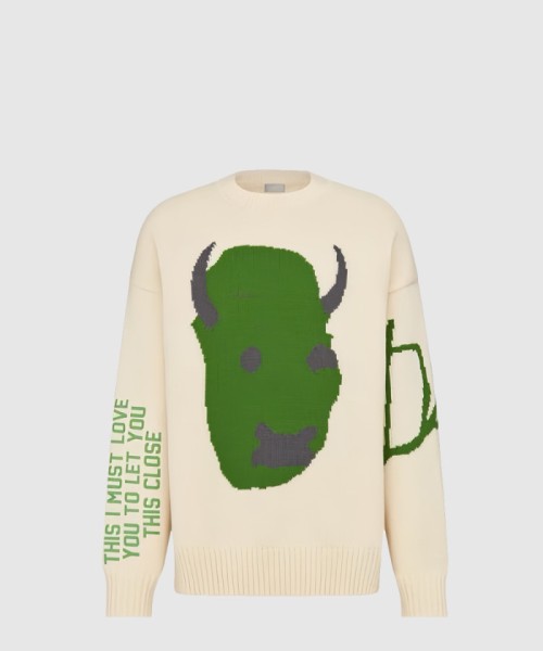 [DIOR-디올]오버사이즈 울 스웨터 283M6