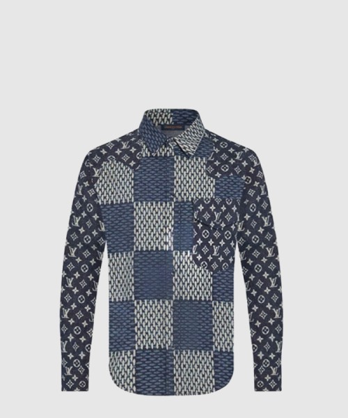 [LOUIS VUITTON-루이비통]데님 셔츠 1A7X96