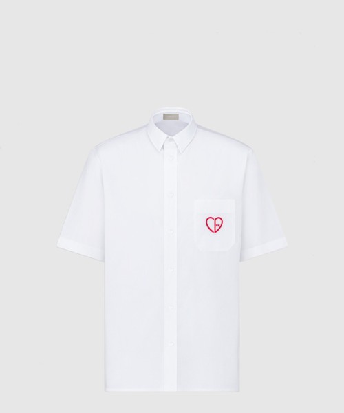 [DIOR-디올]자수 반소매 셔츠 393C5