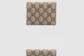 [GUCCI-구찌]GG 슈프림 코팅 캔버스 장식 카드 지갑 431398