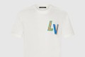 [LOUIS VUITTON-루이비통]프론트 앤 백 레터스 프린트 티셔츠 1A8X8RF