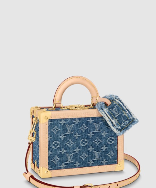 [LOUIS VUITTON-루이비통]쁘띠뜨 발리즈 데님 블루 M24161