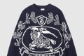 [BURBERRY-버버리]로고 인타르시아 울 블렌드 스웨터 80587641