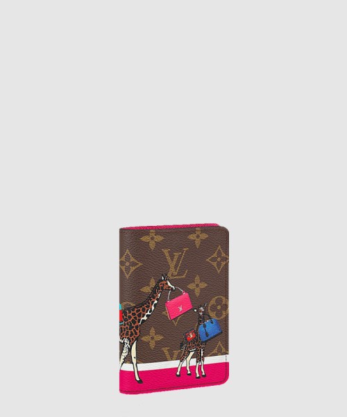 [LOUIS VUITTON-루이비통]모노그램  크리스마스 애니메이션 여권 케이스 M62089