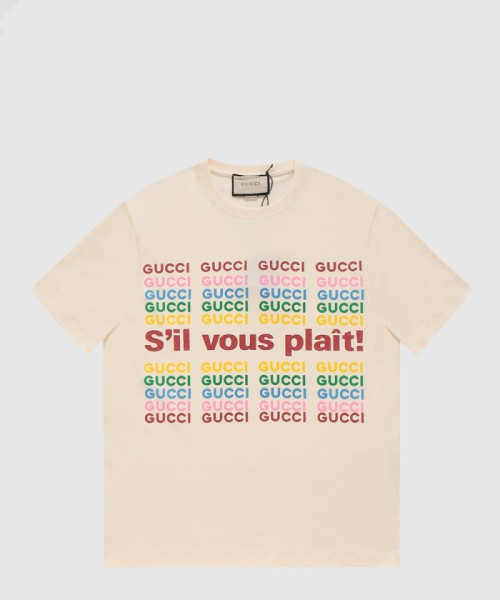 [GUCCI-구찌]코튼 저지 티셔츠 717422