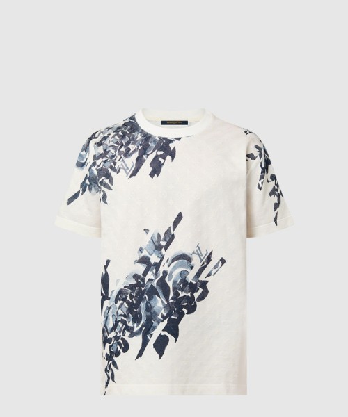 [LOUIS VUITTON-루이비통]모노그램 코튼 피케 티셔츠 1AFAYD