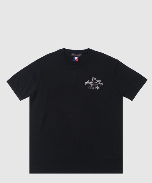 [LOUIS VUITTON-루이비통]엠벨리시드 쇼트 슬리브드 코튼 크루넥 1AFVS9