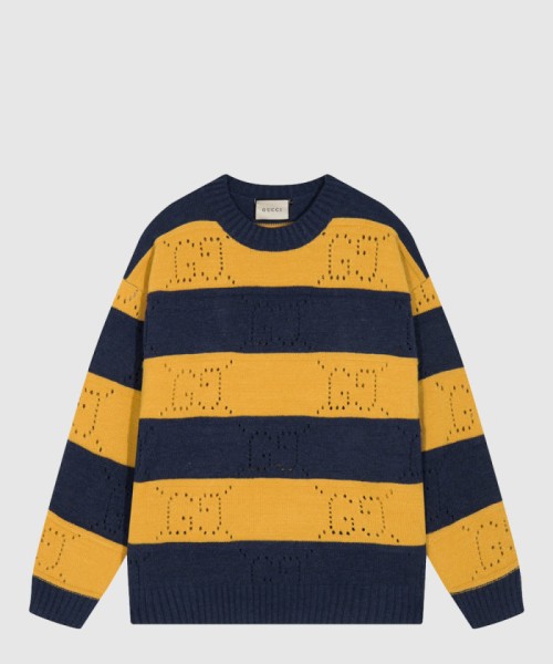 [GUCCI-구찌]GG 스트라이프 울 스웨터 751021